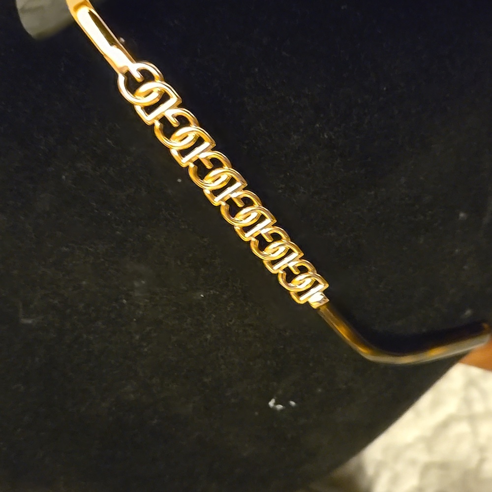 AUTHENTIC Dolce & Gabbana Gold Frame Sunglasses with Brown Lenses - Picture 5 of 9